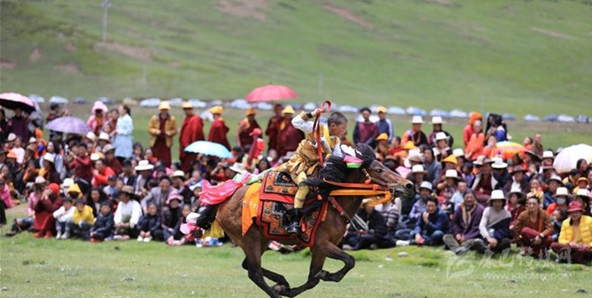 格?；ㄊ㈤_ 牧民馬背上一顯身手