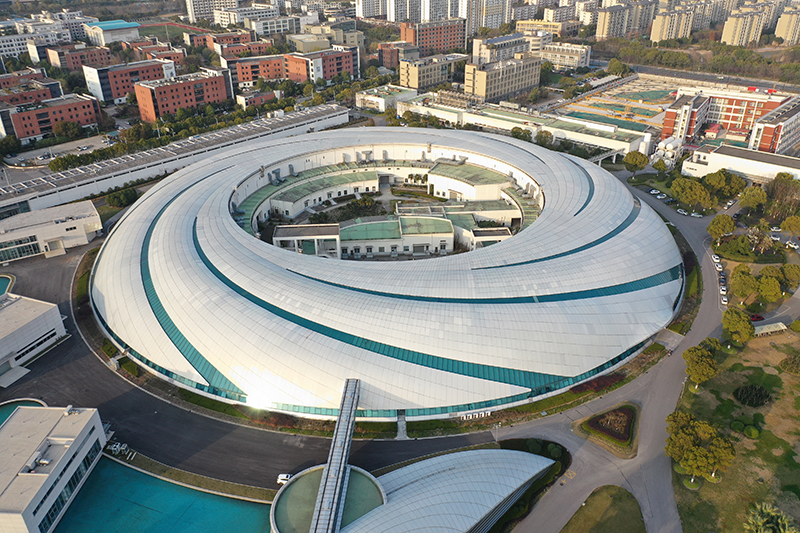 2019年3月12日，航拍上海光源項(xiàng)目。