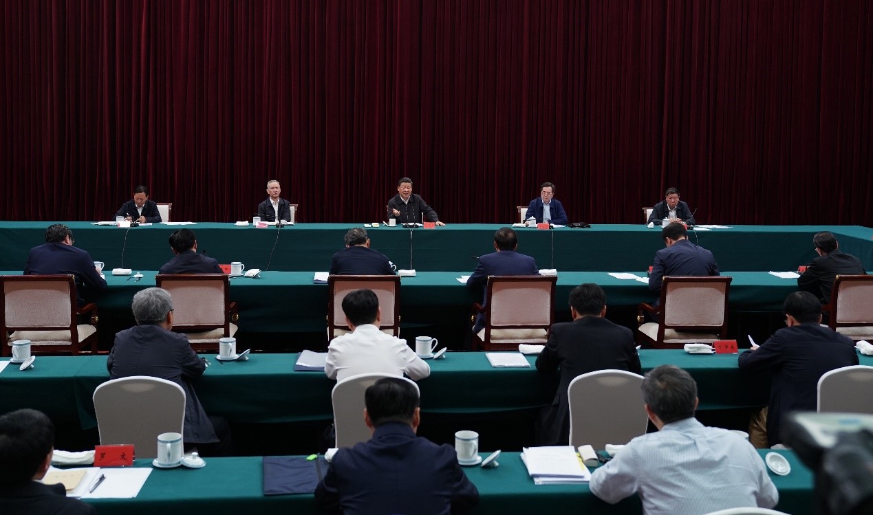 2019年5月20日至22日，中共中央總書記、國家主席、中央軍委主席習(xí)近平在江西考察，主持召開推動(dòng)中部地區(qū)崛起工作座談會(huì)并發(fā)表重要講話。新華社記者 謝環(huán)馳 攝 
